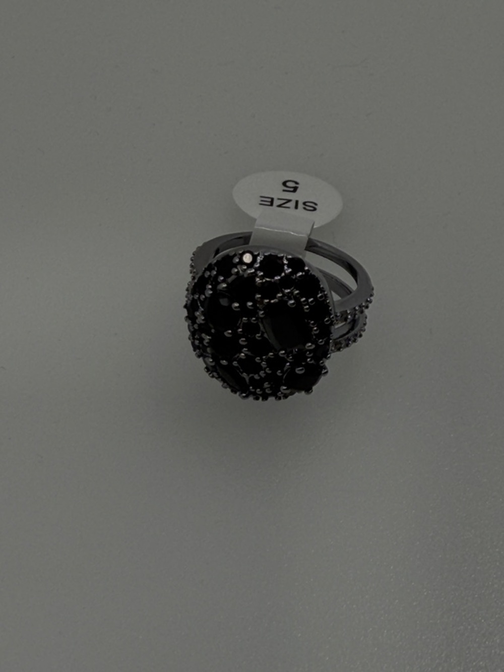 Bomb Party OG Ring- Size 5 Hematite